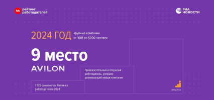 «Авилон» — единственный автомобильный дилер в топ-10 «Рейтинга работодателей России 2024»